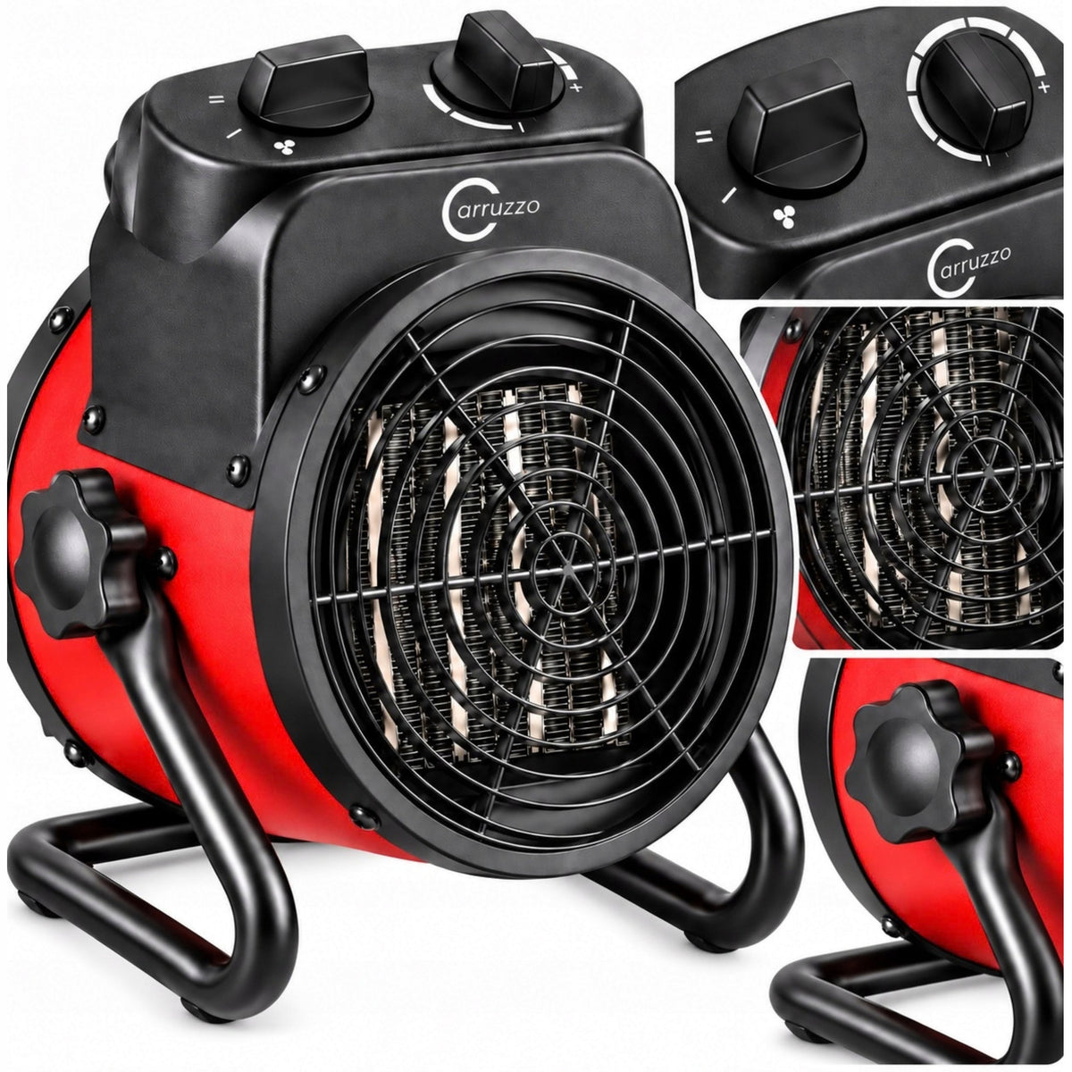 NAGRZEWNICA ELEKTRYCZNA 2000W TERMOWENTYLATOR GRZEJNIK FARELKA TERMOSTAT