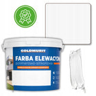 Farba Elewacyjna Silikonowa Fasadowa do Betonu Biała Matowa 1 L Goldmurit ścienna strukturalna