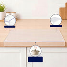 Akrylowa deska do krojenia, antypoślizgowe deska do krojenia kuchenna 43x33 podkładka, przezroczysta, prostokątna