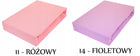 Prześcieradło jersey 80x200 z gumką 100% bawełna kolory grube polskie na materac do 17 cm, elastyczne okrycie łóżka