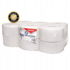 Papier toaletowy jumbo 120m 12 rolek biały do podajnika biuro papier suchy