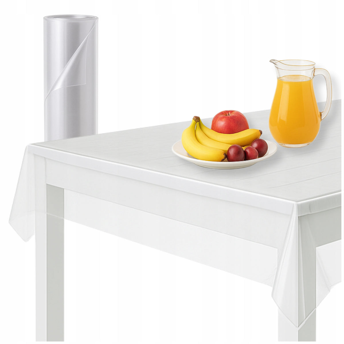 Cerata przezroczysta obrus plamoodporny 120x160cm wodoodporny 120 cm bezbarwny 1 szt.