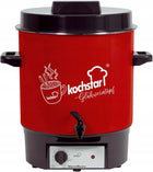 Elektryczny Garnek do Pasteryzacji Warnik kochstar 1800W 27l 30-100st C 27 l 1800 w czerwony