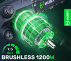 Mini pilarka łańcuchowa akumulatorowa do gałęzi gałęziówka 1000W prowadnice