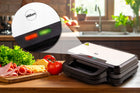 Opiekacz do Kanapek Sandwich Toster XL Eldom ST160 Mocny 900W nominalna srebrny/szary