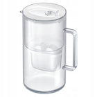 Dzbanek filtrujący szklany Aquaphor Glass biały+ 4 filtry Maxfor+ (1Mg + 3) karafka do wody pitnej, 2,5 l, 1 l po