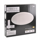 Lampa sufitowa plafon LED Biała Ciepła Zimna Neutralna 38cm 48W + Pilot okrągła oprawa do wnętrz, zintegrowane źródło