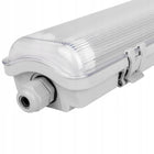 6x Oprawa hermetyczna 120cm Lampa LED natynkowa + 12x świetlówka LED oświetlenie sufitowe białe 36 W, długość 127 cm