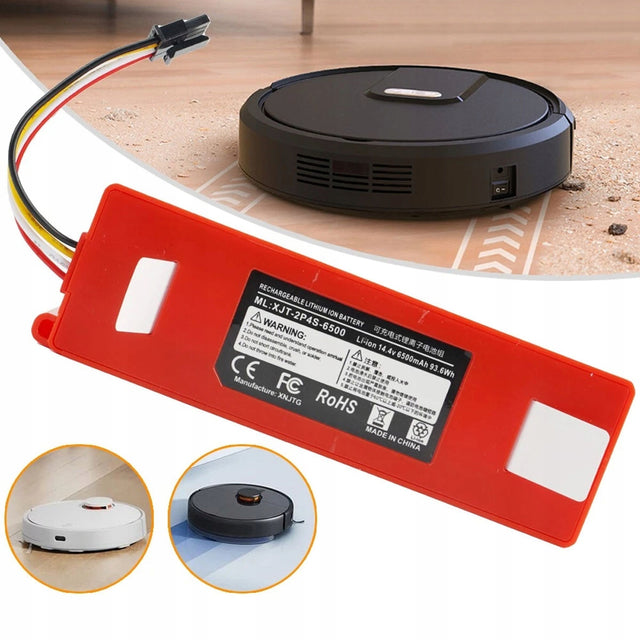 Bateria do Xiaomi Roborock S5 S6 S7 S8 S50 S55 T6 S60 S6 Max 14,4V 6500mAh Akumulator, ogniwo zasilające do odkurzacza automatycznego
