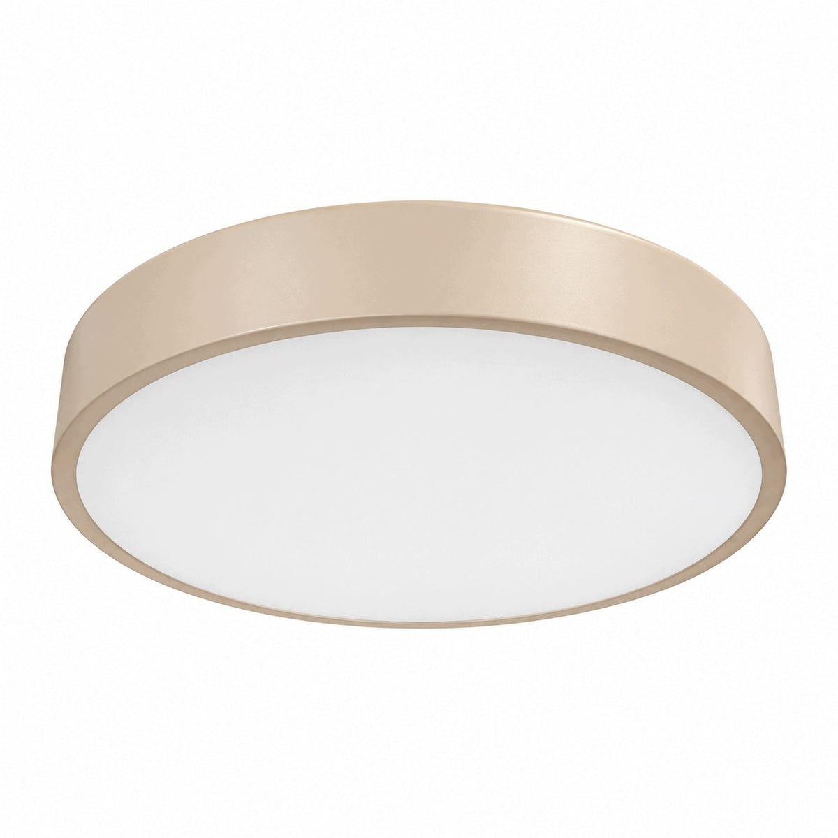 Plafon Natynkowy LED 30cm Okrągły Kaszmir 30W 4000K 2400lm lampa sufitowa beżowa do salonu, neutralna barwa światła