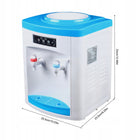 Elektryczny dystrybutor ciepłej/zimnej wody 550W 220V do butelek na wodę 4.5-18.9L 23.5 cm 33 cm 5 l biały