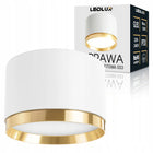 OPRAWA NATYNKOWA Sufitowa HALOGENOWA TUBA LED GX53 Walec SPOT Nowoczesna biała lampa punktowa szerokość 8,5 cm