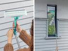 Myjka teleskopowa leifheit 51120 do okien 210cm nakładka Micro Duo 32cm 4w1 ściągaczka do szyb, mikrofibra do mycia