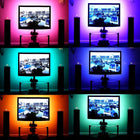 Taśma LED 3 M RGB 5050 podświetlenie TV USB pilot radiowy oświetlenie ambientowe, wielokolorowa, 5V, IP20, jasność 198