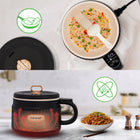 Ryżowar garnek do gotowania ryżu ZUP makaronu 1,5l czarny nutrichef 600W 1.5 l 600 w