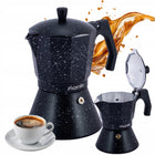 Kawiarka ciśnieniowa 450 ml zaparzacz do kawy espresso indukcja kamille moka aluminiowa czarna kafetiera na 9 filiżanek