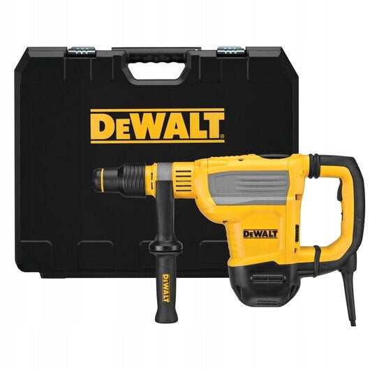 Młotowiertarka SDS MAX 1350W D25614K-QS dewalt młot kujący do betonu, dłutowanie i wiercenie udarowe, zasilanie sieciowe 230 V, energia udaru 10,5 J