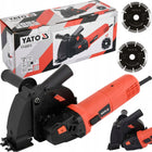 YATO BRUZDOWNICA SZLIFIERKA KĄTOWA KĄTÓWKA 1700W 125MM do rowków w ścianie pod przewody i rury, głębokość cięcia 28 mm