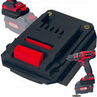 ADAPTER PRZEJŚCIÓWKA Z EINHELL 18V DO BATERII AKUMULATORA PARKSIDE V20X 18V konwerter systemu zasilania do narzędzi