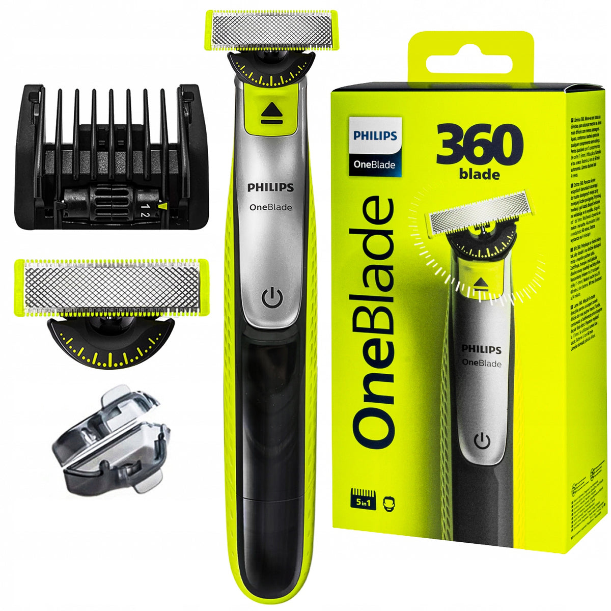 Golarka philips oneblade 360 maszynka do zarostu trymer do golenia zarostu foliowa