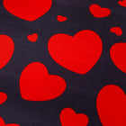 Pościel 3D satyna 220x200cm czerwone serce love + 2 poszewki 70x80 komplet bielizny pościelowej z mikrofibry, czarny, 3
