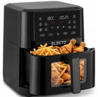 Frytkownica beztłuszczowa AIR fryer duża 8l 2000W duża misa XL electo czarny