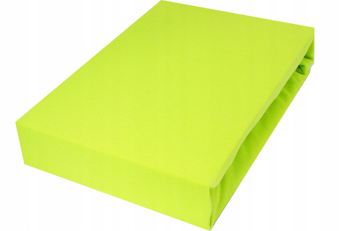Prześcieradło jersey 160x200 z gumką 100% bawełna kolory grube polskie na łóżko, do materaca o wysokości do 17 cm
