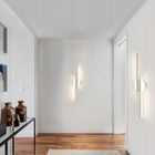 Lampa LED kinkiet ścienny biała nowoczesna salonu korytarz 4500K 24W 60cm oprawa do sypialni i przedpokoju, metalowa, 2