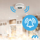 Czujnik czadu i dymu detektor tlenku węgla certyfikowany alarm 2w1 LCD bezprzewodowy wykrywacz zagrożeń do domu i