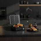Gofrownica mocna 2200W regulacja temperatury i czasu 2 duże gofry lovio nominalna