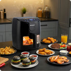Frytkownica beztłuszczowa AIR fryer frytownica 4l berdsen 1500W czarny