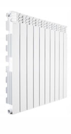 Grzejnik aluminiowy 800 FONDITAL EXCLUSIVO 1 żeberko wysokość 90cm ga007 80 mm 860 mm grzewcza biały