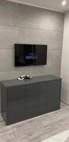 Panel ścienny 100X50cm beton architektoniczny imitacja popiel 4114XL 5m2 okładzina dekoracyjna z polistyrenu, gładka