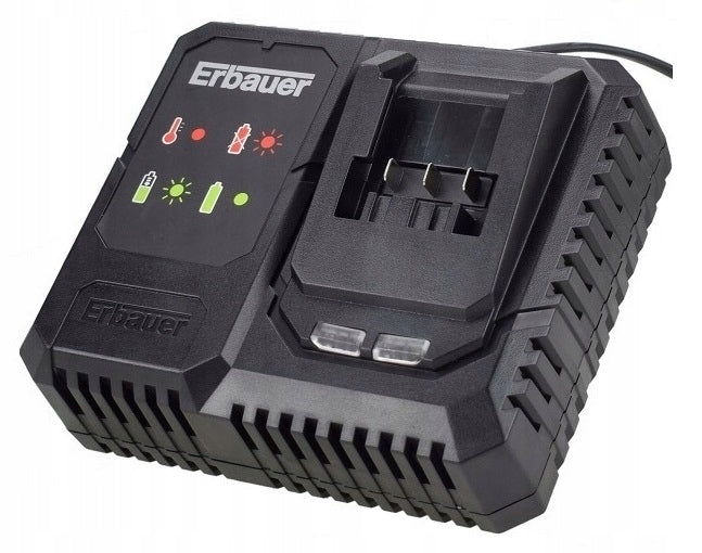 Oryginalna SZYBKA ŁADOWARKA ERBAUER EFC18-Li 6A EXT 18V 150W do akumulatorów narzędziowych, baterii do elektronarzędzi