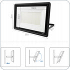 Naświetlacz LED 200W Halogen Zewnętrzny IP65 Neutralny 4500K Mocny 18000lm reflektor do garażu, warsztatu i podjazdu
