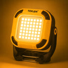 Lampka latarka mocna lampa 49x LED robocza z magnesem statyw wielofunkcyjna naświetlacz warsztatowy 2000 lm IP65 20 w