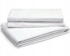 Prześcieradło bawełniane 160x200 białe tradycyjne 100% bawełna bez gumki certyfikat oeko-tex Standard 100 do łóżka