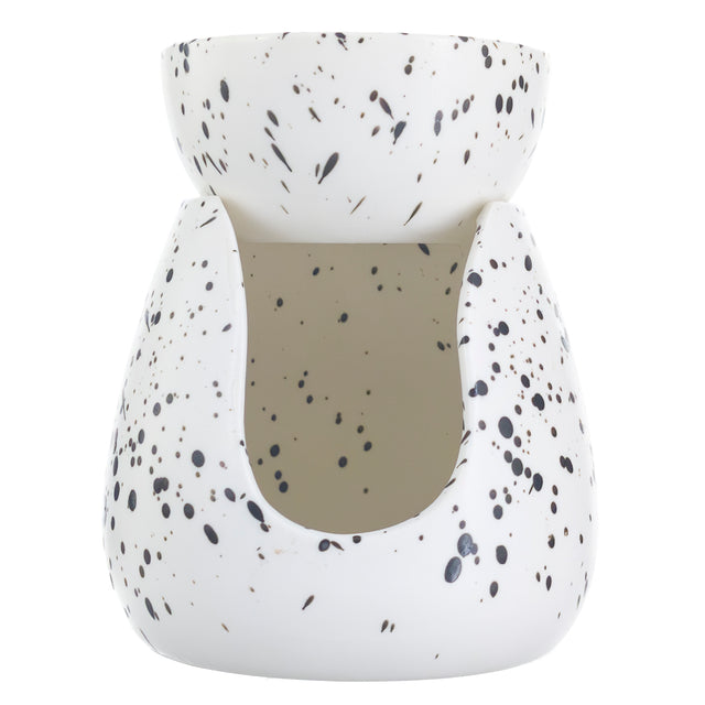 Kominek Zapachowy Ceramiczny Bilovit do Olejków Eterycznych Nakrapiany do aromaterapii, podgrzewacz do wosków, dekoracja wnętrza