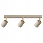 Lampa Sufitowa Żyrandol Plafon Beżowa Kaszmir GU10 LED Regulowana Premium oprawa 3-punktowa metalowa do salonu kuchni