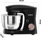 Robot kuchenny Planetarny 6l ugniatarka mikser blender do ciasta 1500W nominalna czarny