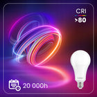 3x Żarówka LED E27 A95 24W = 200W 3452lm 4000K Neutralna 260° lumiled trzonek Edison, do lamp sufitowych i stojących