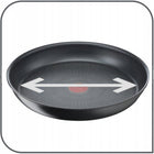Patelnia tradycyjna 26cm nieprzywierająca TEFAL XL Intense gazowa C3840553 do smażenia, na kuchenkę elektryczną i