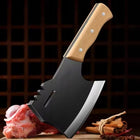 Nóż szefa ostry tasak japan toporek solidny duży ciężki 26cm 3460 siekacz kuchenny do mięsa, stalowe ostrze, drewniana