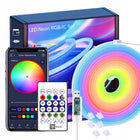 10m Muzyczny neon flex Led rgbic 5V DC Aplikacja Bluetooth 10 m 80 w
