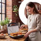 Opiekacz toster do kanapek ceramiczny do chrupiących tostów sandwich 750 w nominalna czarny