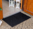 Wycieraczka pod drzwi do butów mata wejściowa gumowa ażurowa 60X80 22mm czarna, uniwersalna, przed wejście