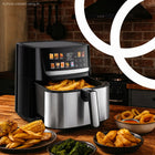 Frytkownica beztłuszczowa airfryer frytownica 6,5l 2200W aplikacja wifi czarny
