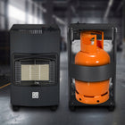 Piecyk gazowy na butle grzejnik FIXO 4,2kW piec gaz SKŁADANY +reduktor +wąż 420 mm 730 mm grzewcza czarny