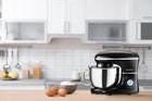 Robot kuchenny planetarny mikser BlackChef misa 6l duża MOC 3000W do ciasta, ubijania i miksowania, 6 prędkości, stal