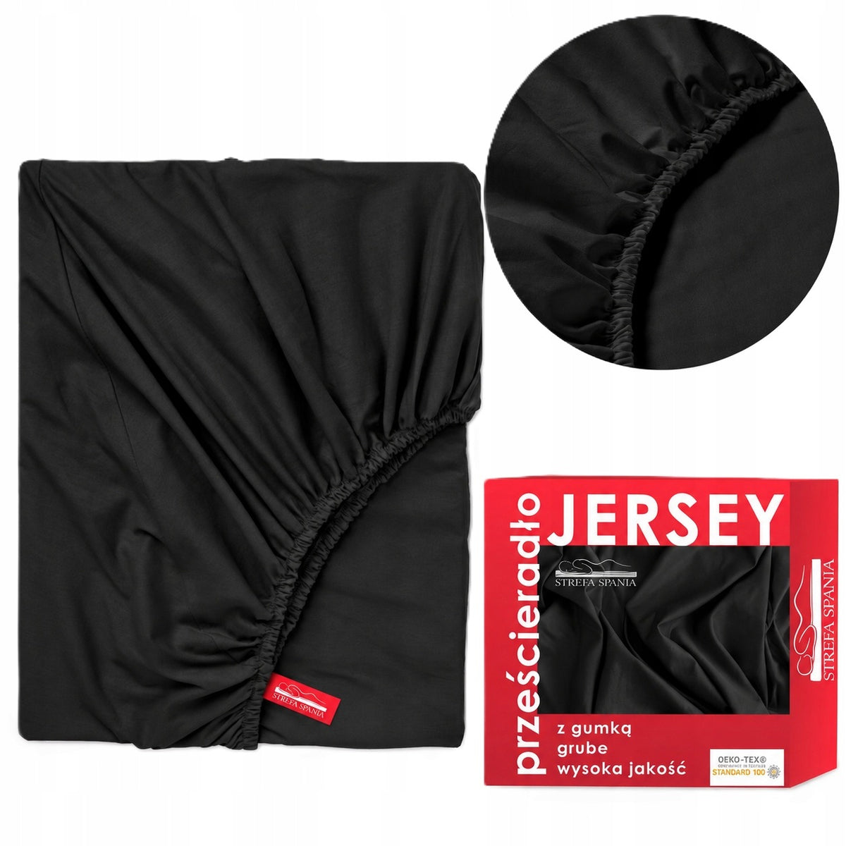 Prześcieradło z gumką 90x200 cm jersey wysoka jakość kolory do wyboru grube bawełniane, elastyczne na materac, do łóżka